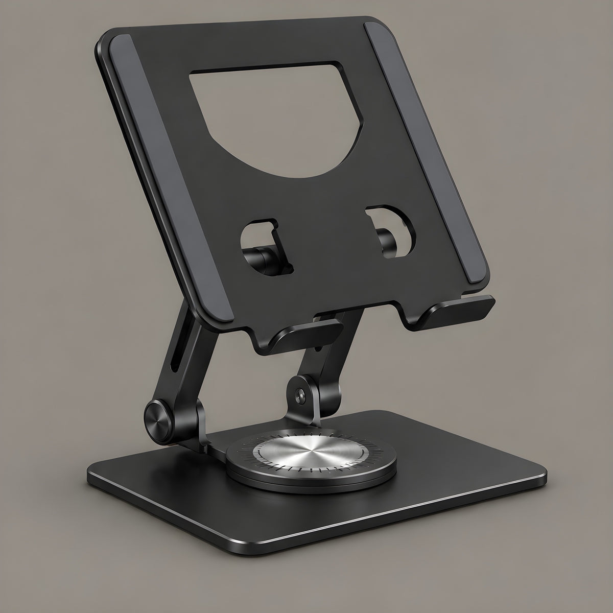 Pivot tablet stand in black