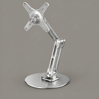 Reach stand with VESA plate in silver