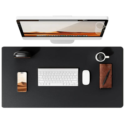 Flow desk mat in black
