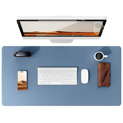 Flow desk mat in blue