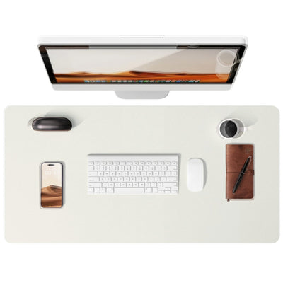 Flow desk mat in cream