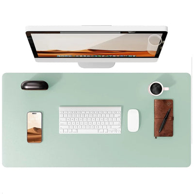 Flow desk mat in pale green