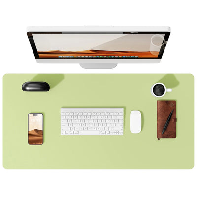 Flow desk mat in peak green